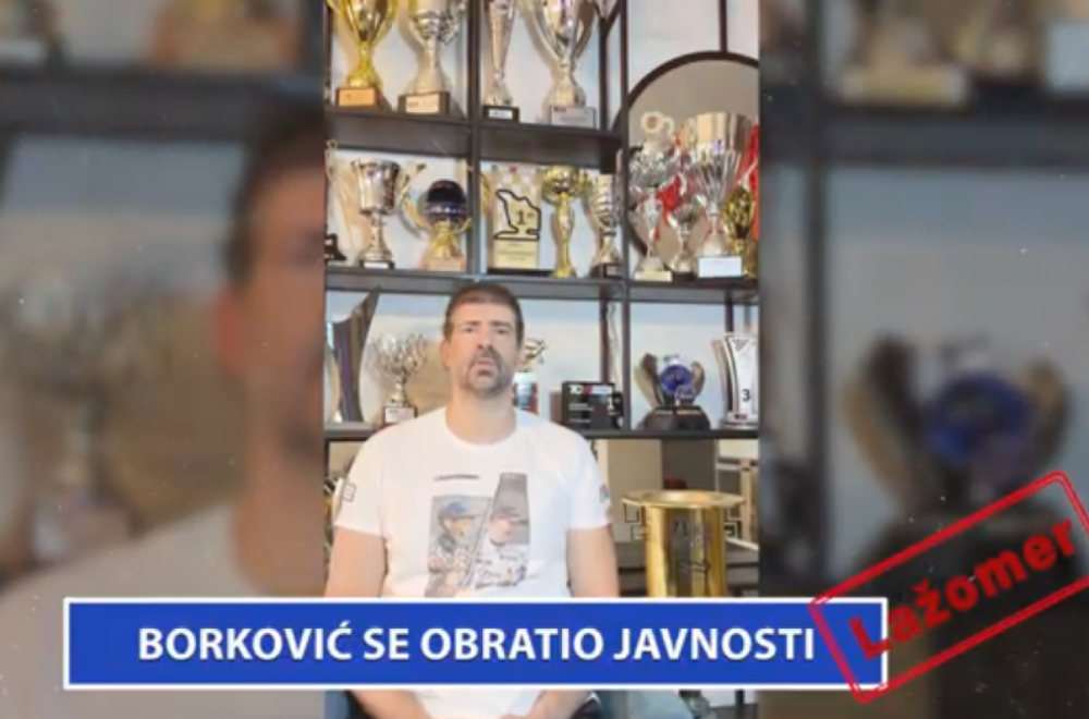 Lažomer: Borković se obratio javnosti VIDEO