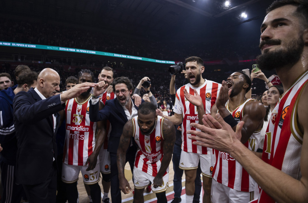 Zvezda po još jednom parametru na vrhu Evrolige – Partizan tačno na sredini