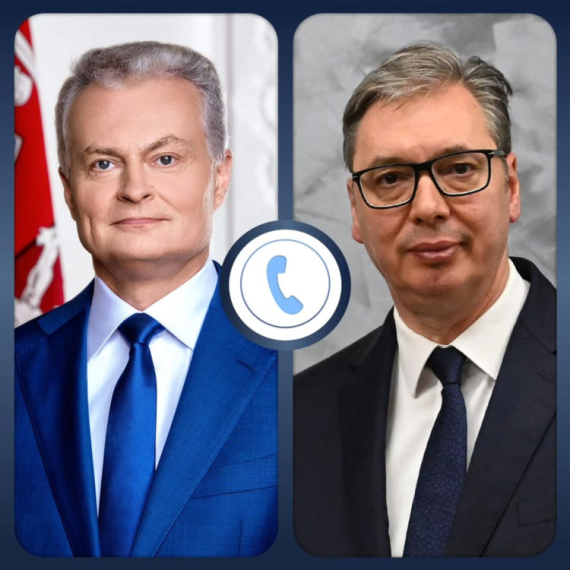 Vučić razgovarao sa predsednikom Litvanije: Imamo mogućnost za jačanje bilateralne saradnje FOTO