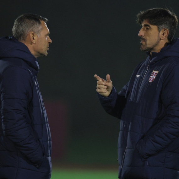 Prvi trening Srbije pod vođstvom Veljka Paunovića VIDEO