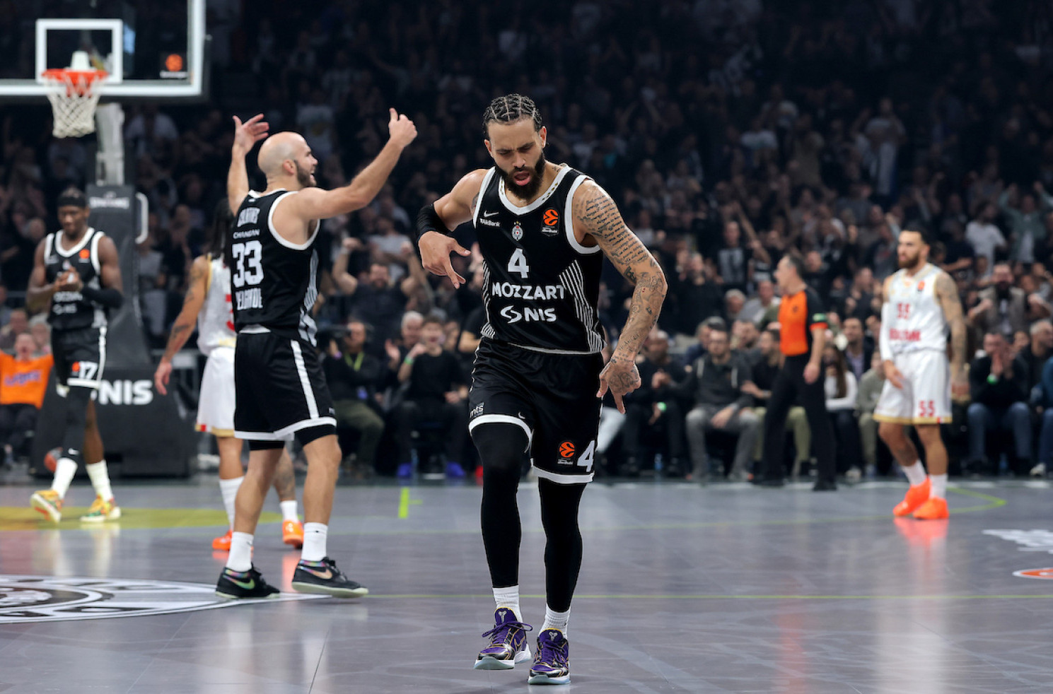 Ovo može samo Partizan: Vodili 20 razlike, umalo izgubili; Obradović: "Bez Marinkovića protiv Asvela"