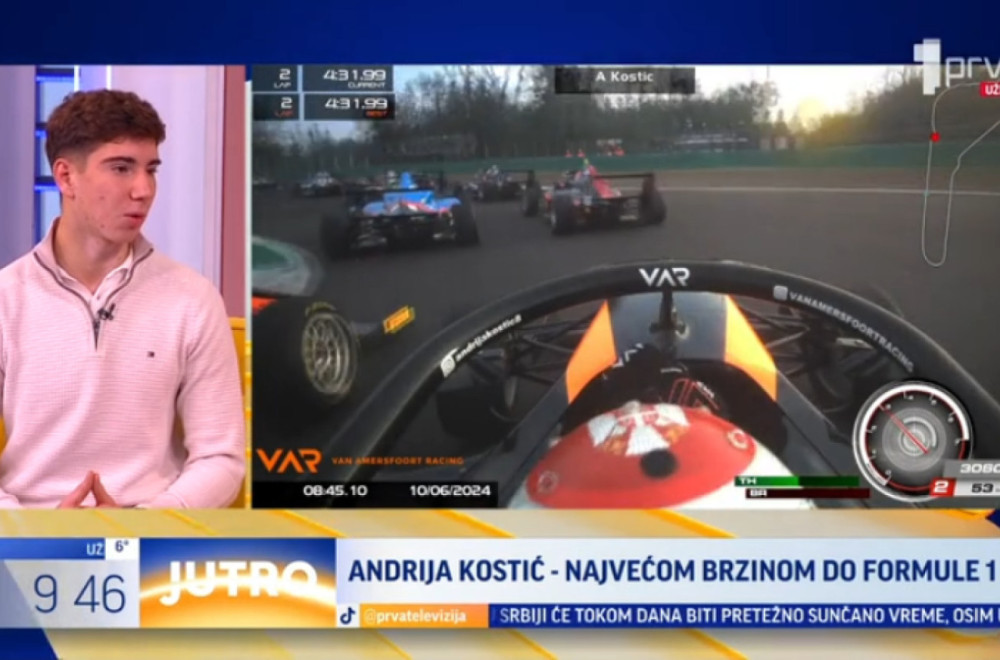 Mladi Srbin u predvorju Formule 1 VIDEO