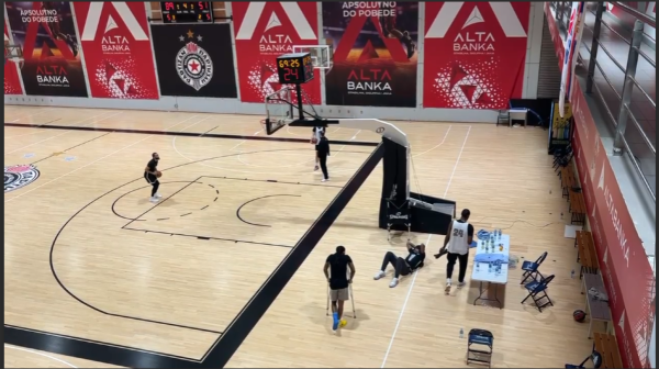 B92.sport na treningu Partizana: "Napad" na Miltona, ništa bez Džonsa – sa osmehom u Francusku! VIDEO