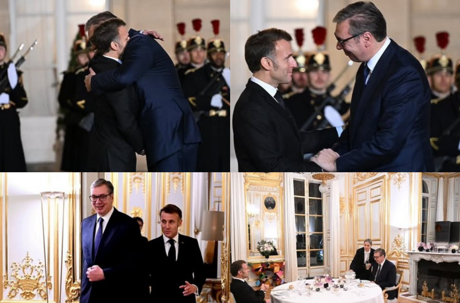 Vučić: Zahvalan prijatelju Makronu na srdačnom dočeku; Fokus razgovora ekonomski odnosi i novi projekti FOTO