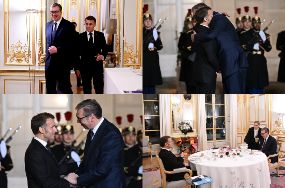 Vučić iz Pariza: Tri sata sam razgovarao sa Makronom; Borio sam se za interese naše zemlje FOTO/VIDEO