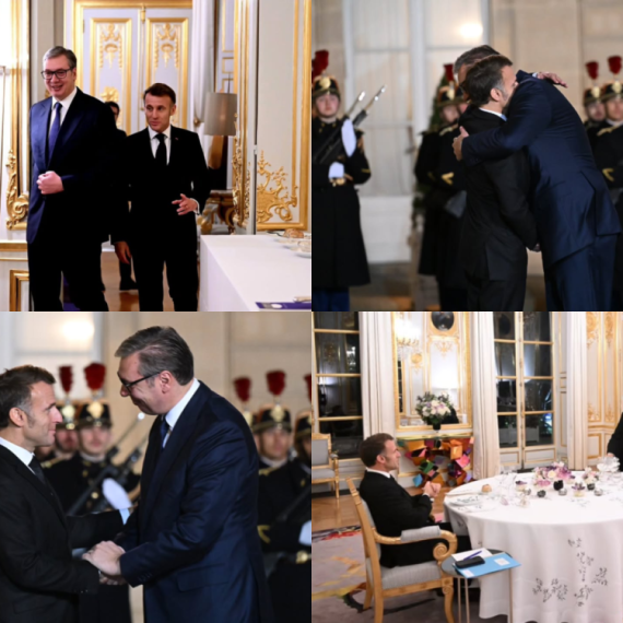 Vučić iz Pariza: Tri sata sam razgovarao sa Makronom; Borio sam se za interese naše zemlje FOTO/VIDEO