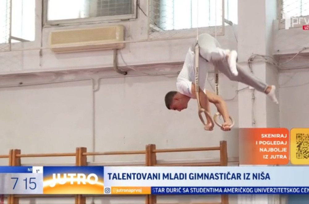 Mladi gimnastičar iz Niša beleži sjajne rezultate na takmičenjima VIDEO