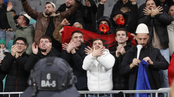 Navijači tzv. Kosova zviždali himni Slovenije: "Tužno"