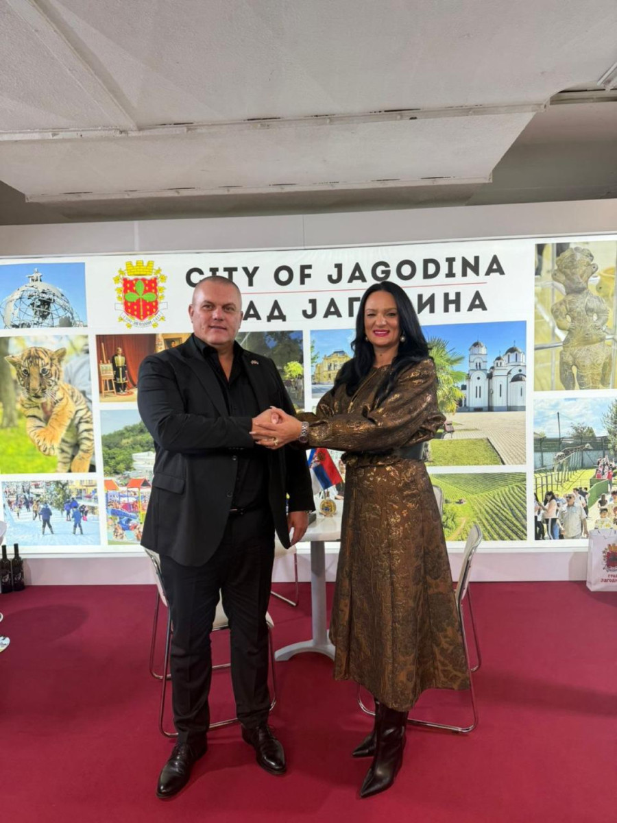 Dalibor Marković: Štand Jagodine na sajmu turizma u Solunu prvog dana posetilo preko 3000 ljudi FOTO