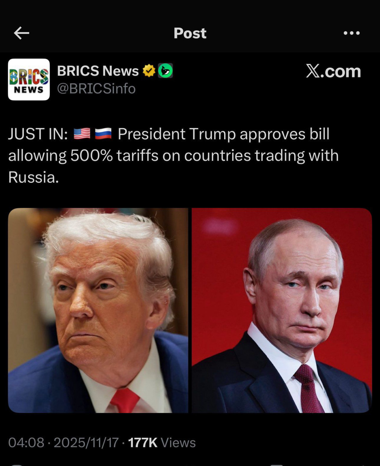 I Srbija na udaru! Sve oči uprte u Vučića; Tramp podržao carine od 500% ruskim trgovinskim partnerima