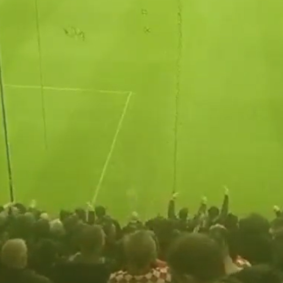 Shameful chanting in Podgorica: Hooligans from Croatia shouted 'Kill the Serb' VIDEO