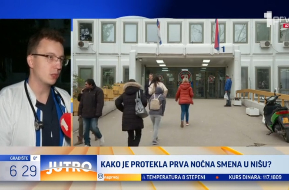 Uvedene noćne smene u niškom Domu zdravlja VIDEO