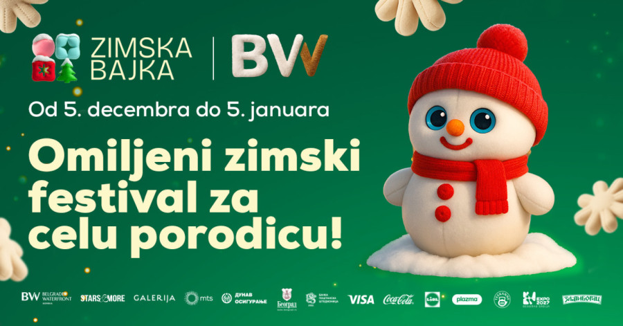 Stiže najlepši period godine: Od 5. decembra dočekujemo praznike uz Zimsku bajku u Beogradu na vodi