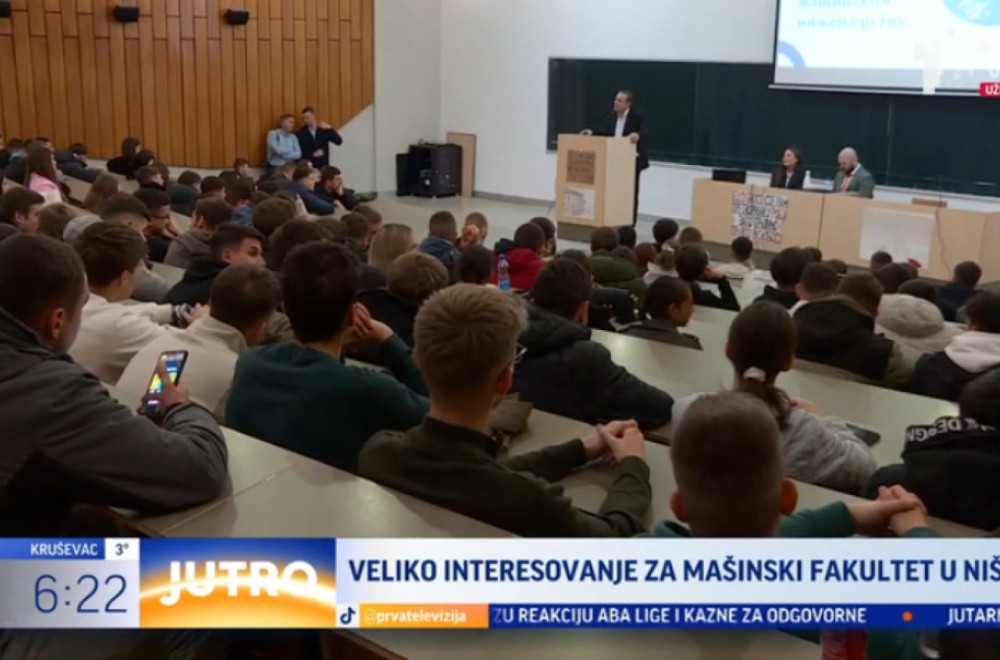 Veliko interesovanje za Mašinski fakultet u Nišu VIDEO