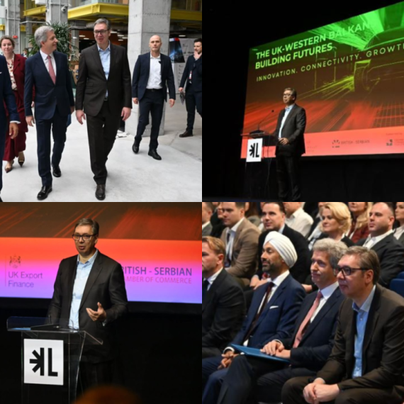 Vučić: Od Beograda do Tuzle za sat i po; "Britanci da nam pomognu u izgradnji brze pruge Ruma-Bijeljina-Tuzla"