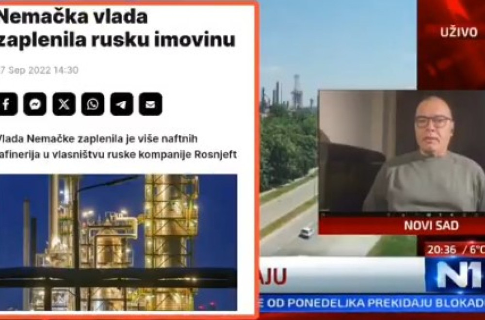 Ješić pritiska Vučića: "Zapleni rusku imovinu, baš kao i Nemci" VIDEO
