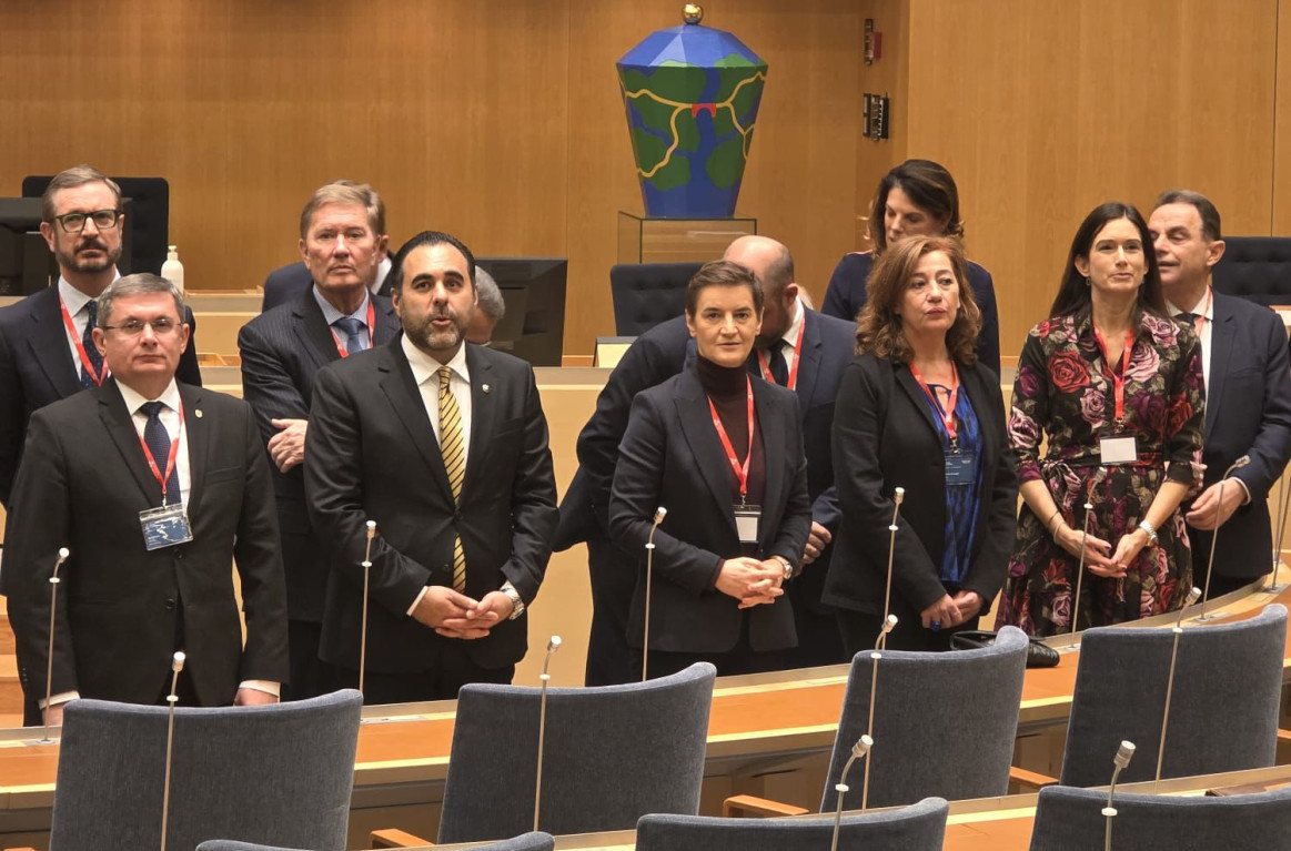 Brnabić gost na priijemu kod predsednika švedskog parlamenta Andreasa Norlena FOTO