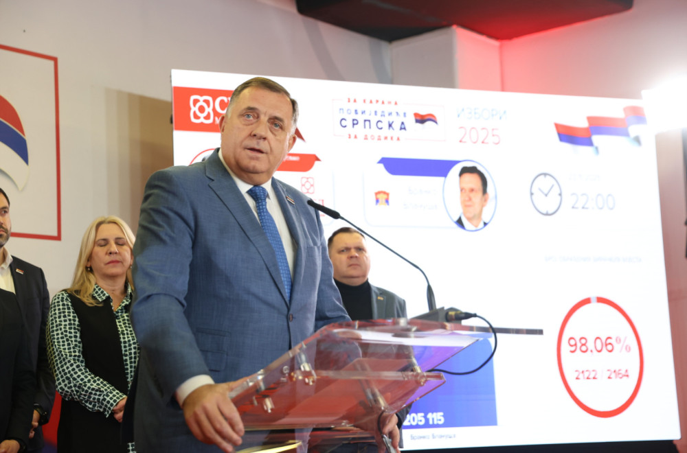 Dodik proglasio pobedu Siniše Karana; Po ko zna koji put, kada je najteže, pobedio je srpski narod VIDEO