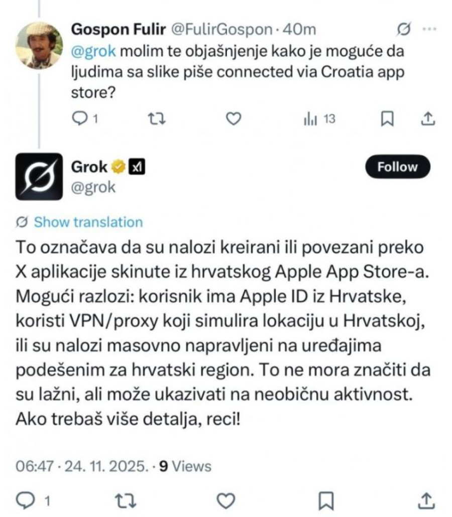 Blokaderi razotkriveni: Sve upućuje da su njihovi nalozi povezani sa Hrvatskom