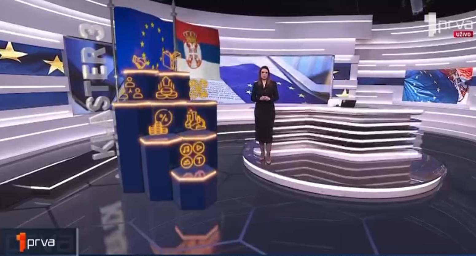 Studio vesti TV Prva bez konkurencije: Najsavremenija AG tehnologija u programu