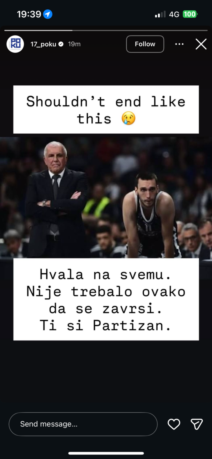 Oglasio se Pokuševski – direktno se obratio Željku Obradoviću