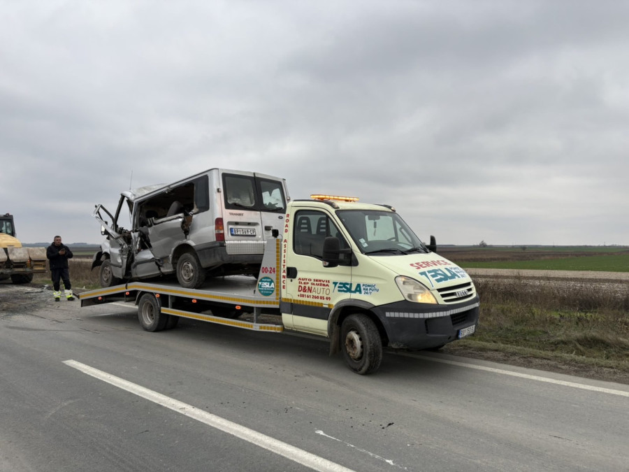 Horrifying, the vehicle is crushed; Here