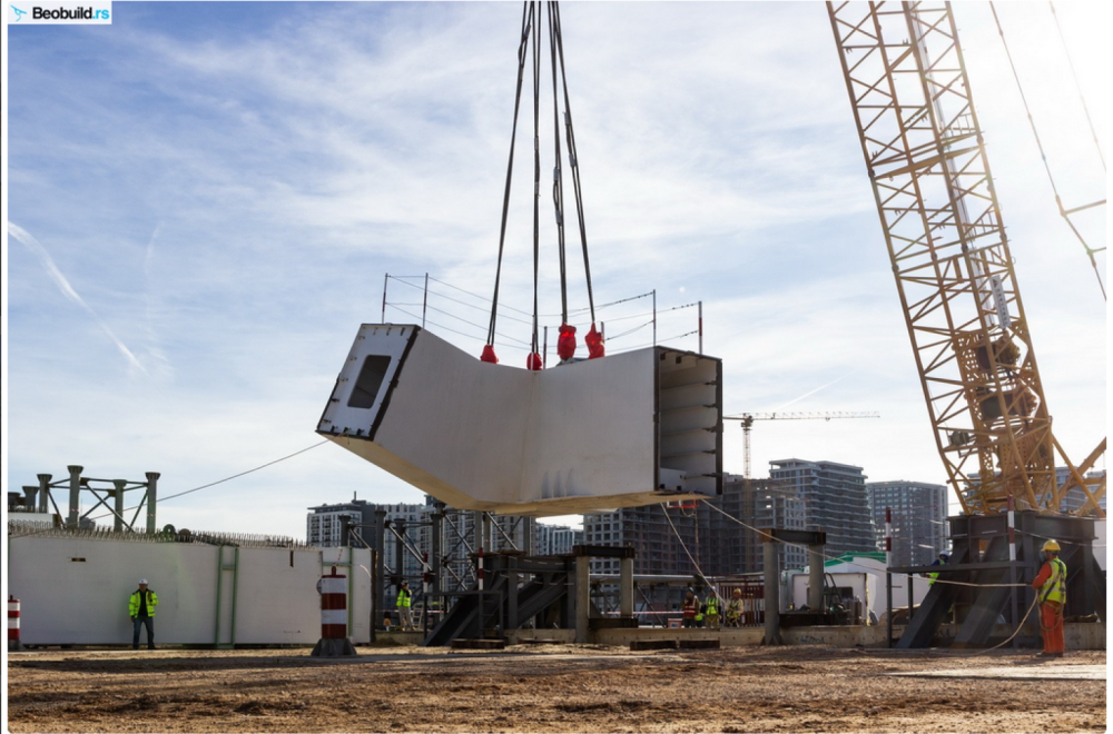 Počela montaža novog mosta na Savi FOTO