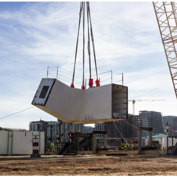 Počela montaža novog mosta na Savi FOTO