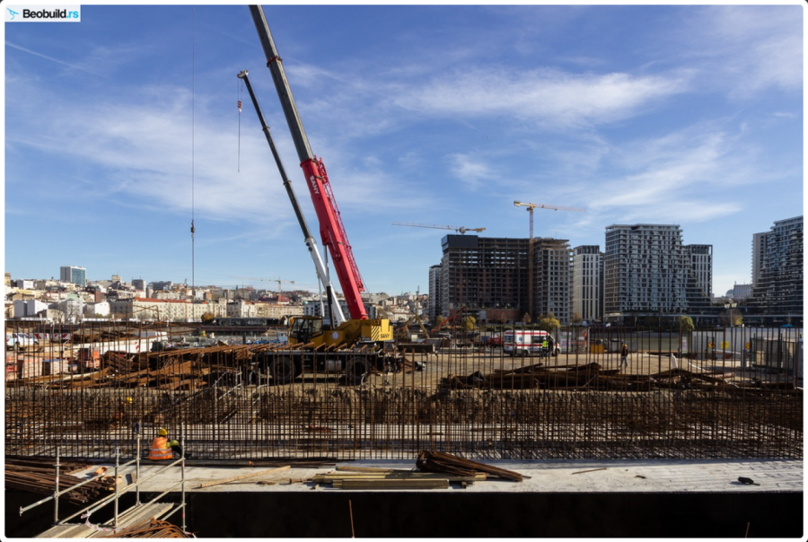 Počela montaža novog mosta na Savi FOTO