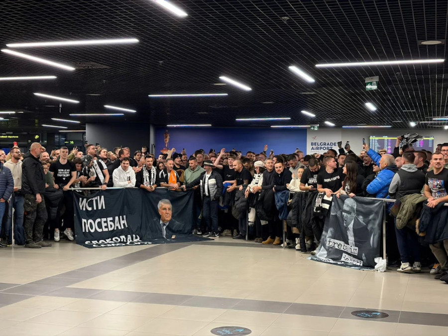 Complete chaos at the airport – Grobari awaiting Željko Obradović!