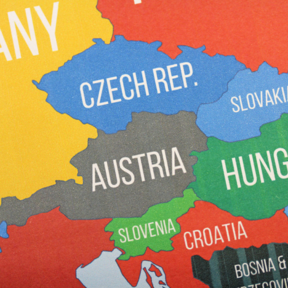 Nova mapa Evrope užasnula komšije: "Ofarbali su nas u crveno iz jezivog razloga" FOTO