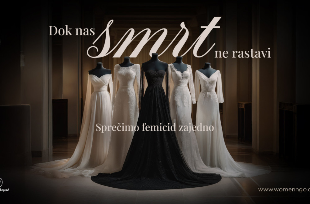 Crne venčanice kao opomena, region se udružio protiv femicida