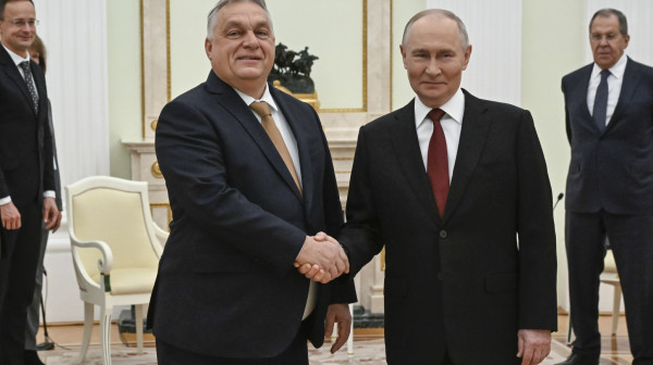 Putin i Orban na ceremoniji izlivanja prvog betona za nuklearku Pakš 2
