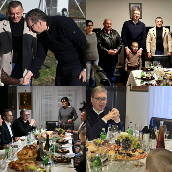 Vučić u selu Tolić kod Mionice – poseta porodici Janković: "Mnogo sam srećan što sam sve ovo video" FOTO/VIDEO