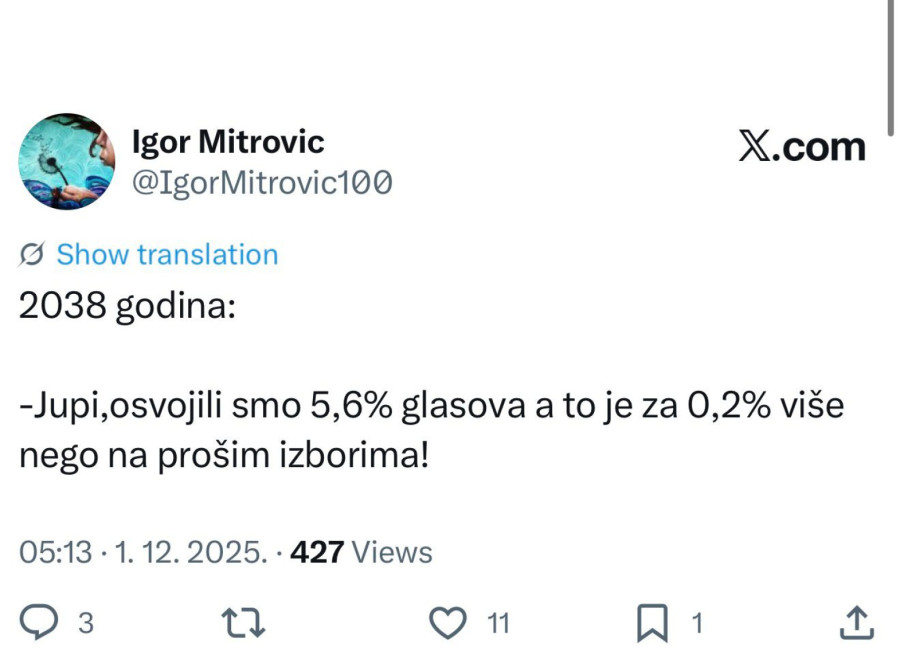 Glasaće se samo za studentsku listu, a bilo ko iz opozicije ko izađe samostalno, proći će kao SPO 2000...