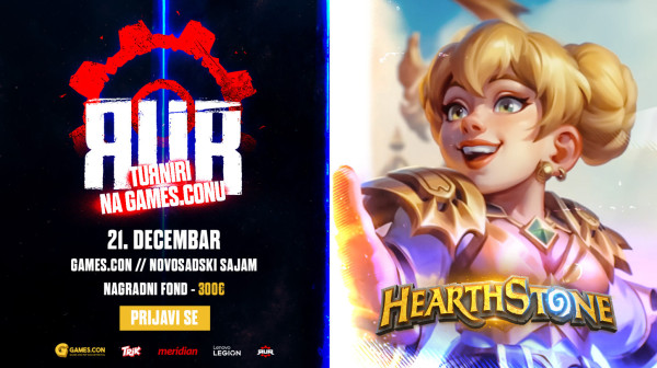 RUR vas poziva na Hearthstone turnir na Games.con festivalu u Novom Sadu!