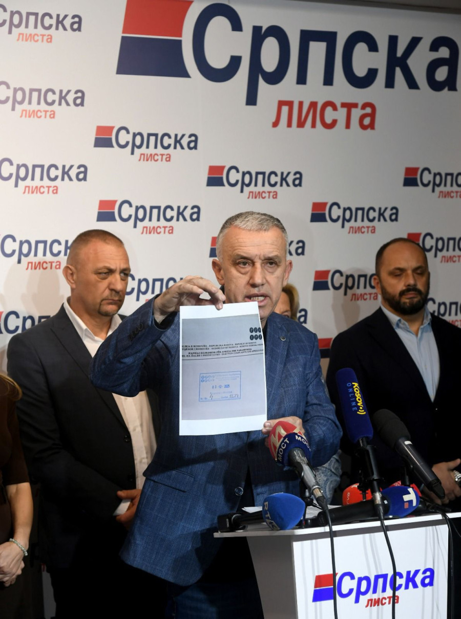 Srpska lista podnela žalbu izbornom panelu na odluku CIK da je ne sertifikuje za izbore