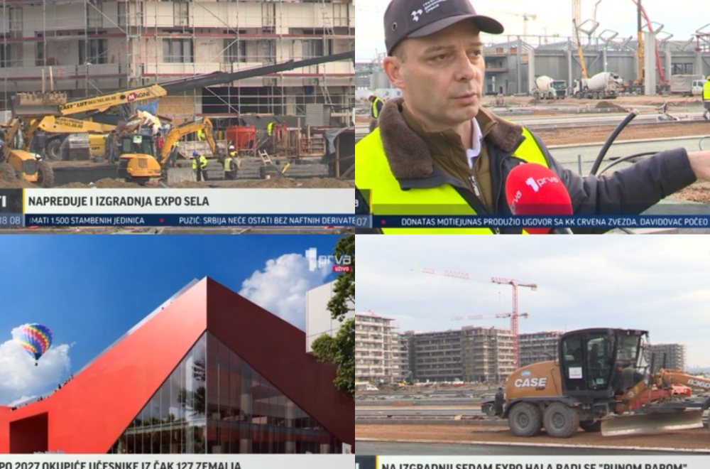 TV Prva na najvećem gradilištu u ovom delu Evrope: EXPO radovi napreduju "punom parom" VIDEO