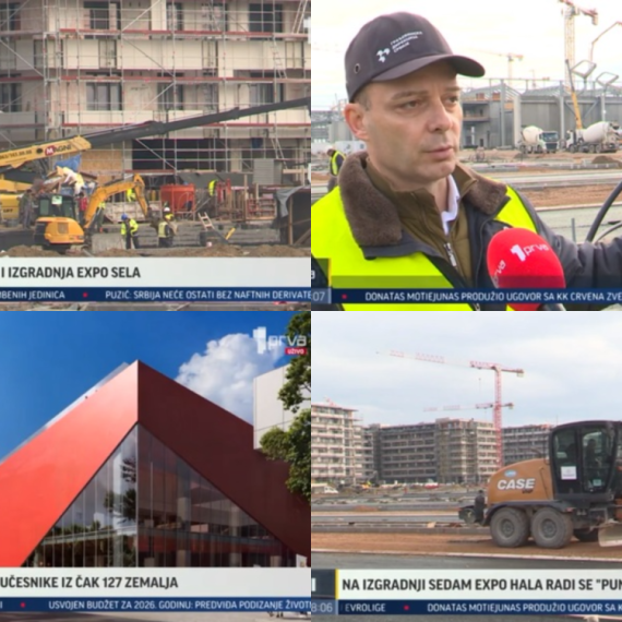 TV Prva na najvećem gradilištu u ovom delu Evrope: EXPO radovi napreduju "punom parom" VIDEO