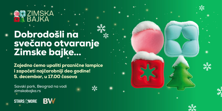 Stiže najlepši period godine: Od 5. decembra dočekujemo praznike uz Zimsku bajku u Beogradu na vodi