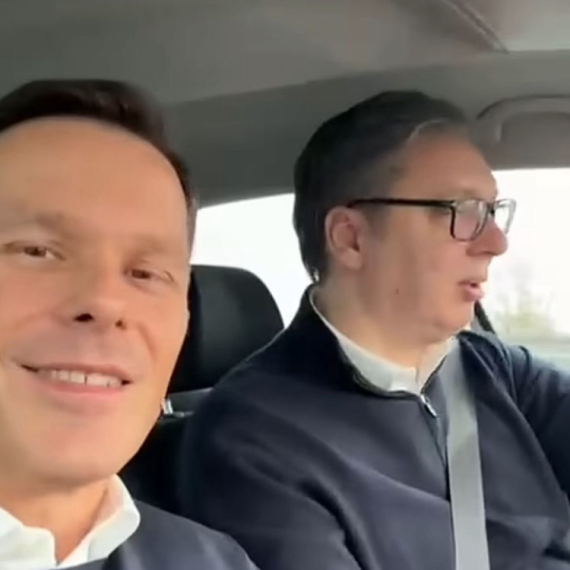 Vučić i Mali na putu do Ekspa: Mnogo se radujem svemu što nam predstoji u 2026. godini VIDEO