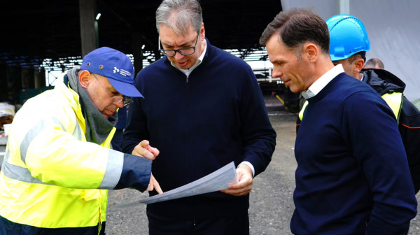 Vučić and Mali at the construction site: EXPO is slowly becoming a city within a city PHOTO