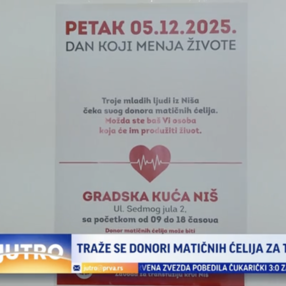 Traže se donori matičnih ćelija za troje Nišlija VIDEO