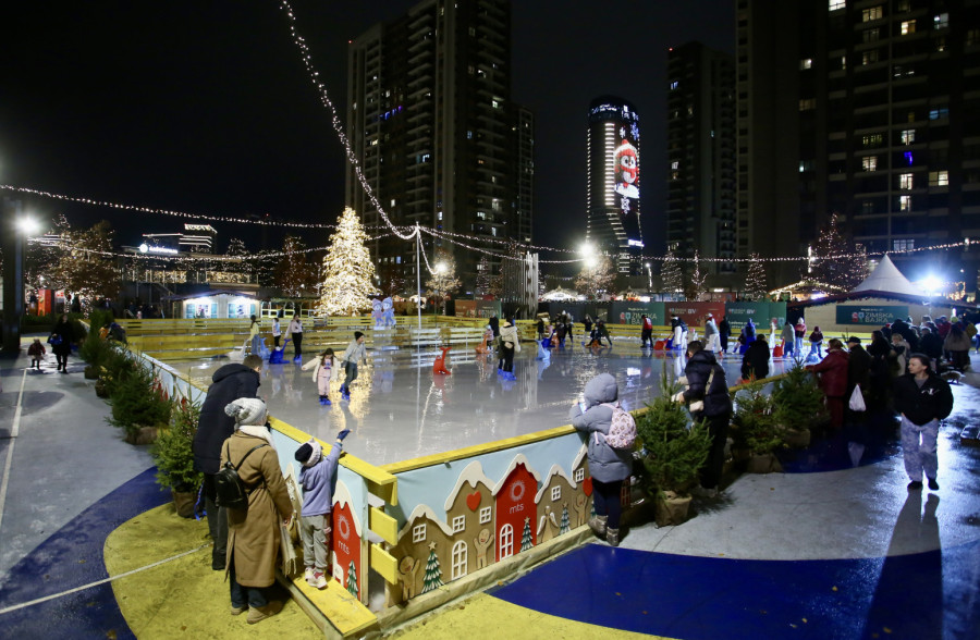 Savski park pretvoren u mali praznični grad FOTO