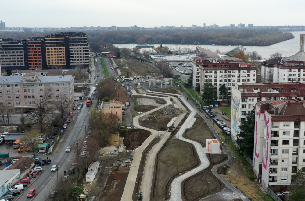 Po uzoru na svetske metropole: Izgradnja Linijskog parka uveliko u drugoj fazi FOTO