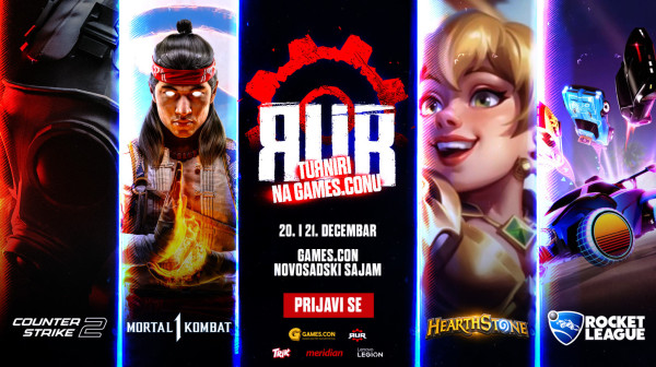 RUR Esports turniri na Games.con festivalu u Novom Sadu: Prijavite se ovde!