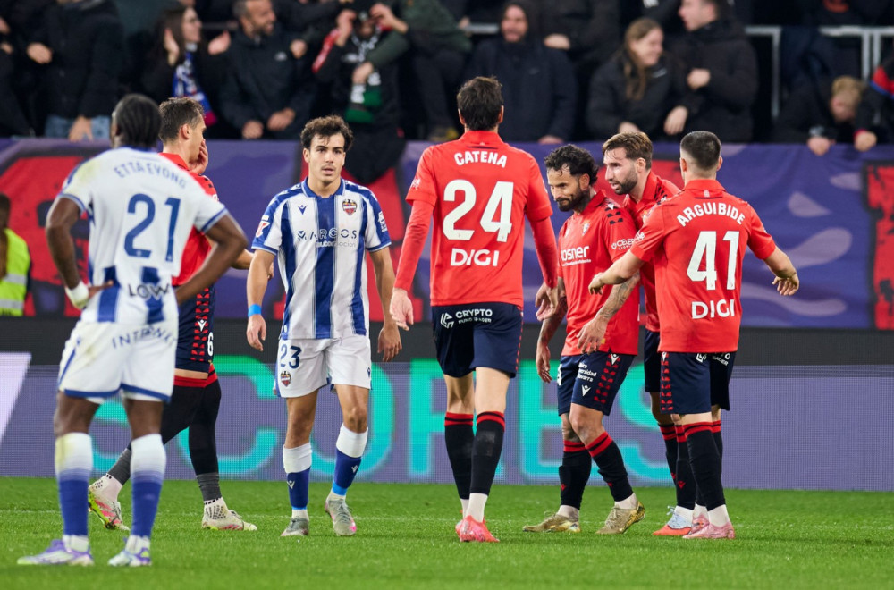 Levante "zakucan" za dno – Osasuna sve rešila u prvom poluvremenu