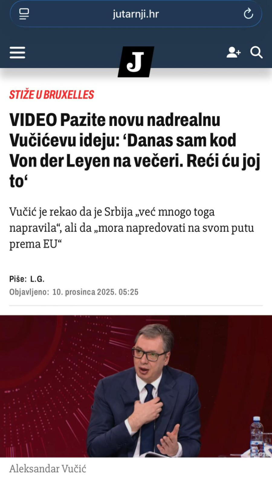 Hrvati se obrušili na Vučića; Bes zbog ideje čoveka od pomirenja – sve zemlje Zapadnog Balkana zajedno u EU