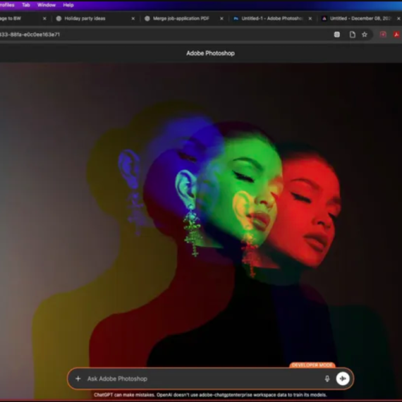 Potpuno besplatno: Adobe Photoshop stigao u ChatGPT!