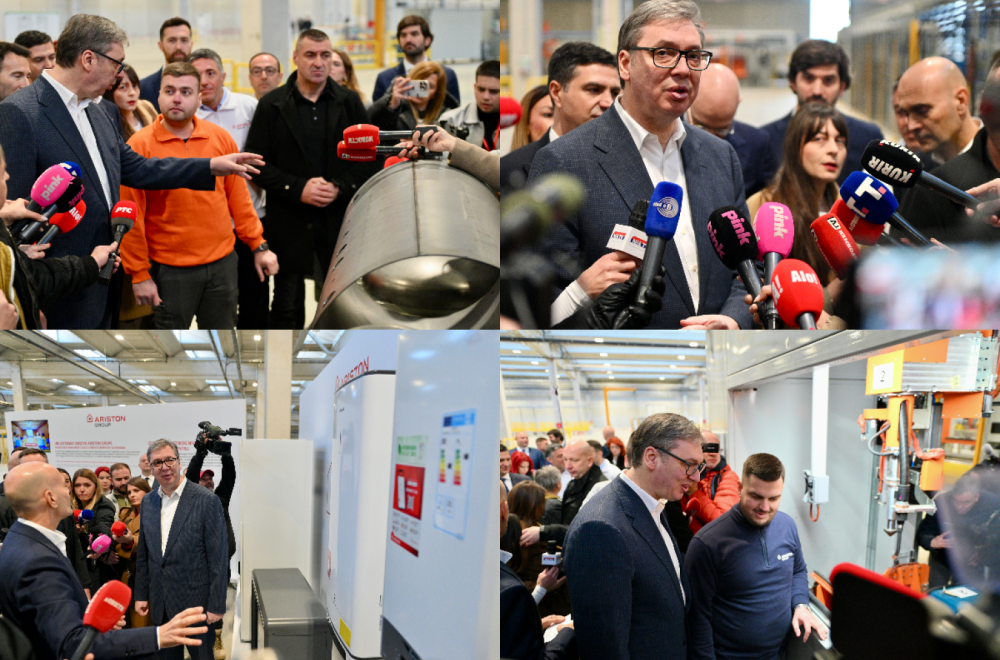 Vučić u Nišu obilazi pogon fabrike Palfinger: Do 2027. biće 375 zaposlenih
